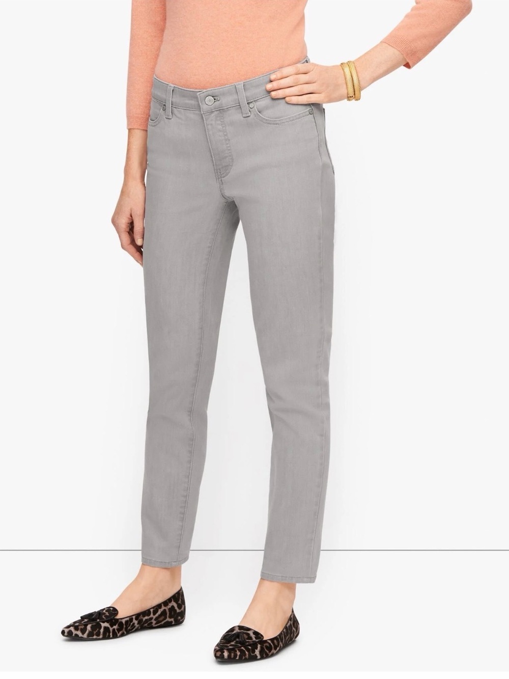 TALBOTS SLIM ANKLE JEANS - ZENITH WASH SIZE 6